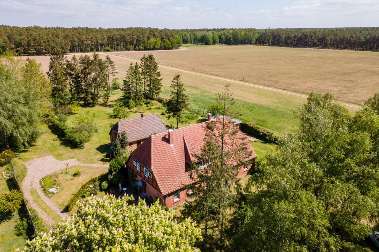 Ferienwohnung 1 Im Landhaus Am Wildpark Boek المظهر الخارجي الصورة